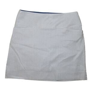S.C.&CO - Blue and White Striped Skirt - Size Medium